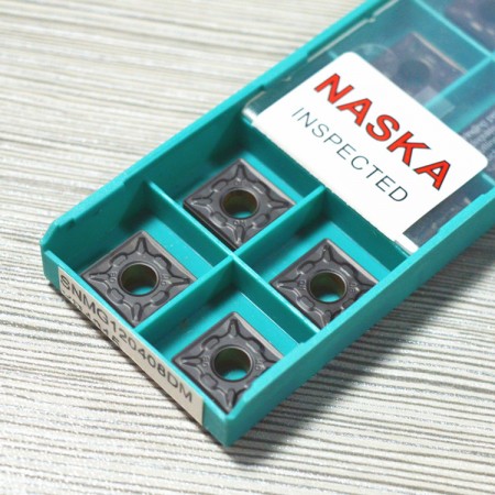 纳斯卡SNMG120408（R0.8）钢件专用正方形双色复合涂层数控车刀片刀粒