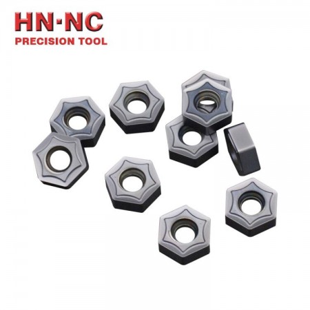 海纳HNMX050410-MM六角形硬质合金数控铣刀片