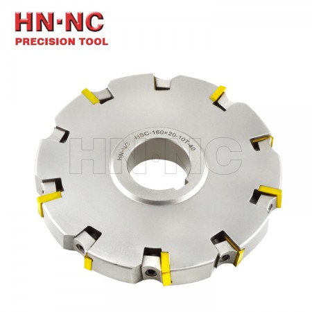 海纳HSC-200×25-40-16T三面刃可转位铣刀盘数控侧铣R圆弧铣刀盘