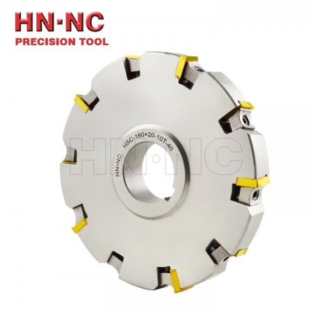 海纳HSC-250×25-60-20T三面刃可转位铣刀盘数控侧铣R圆弧铣刀盘