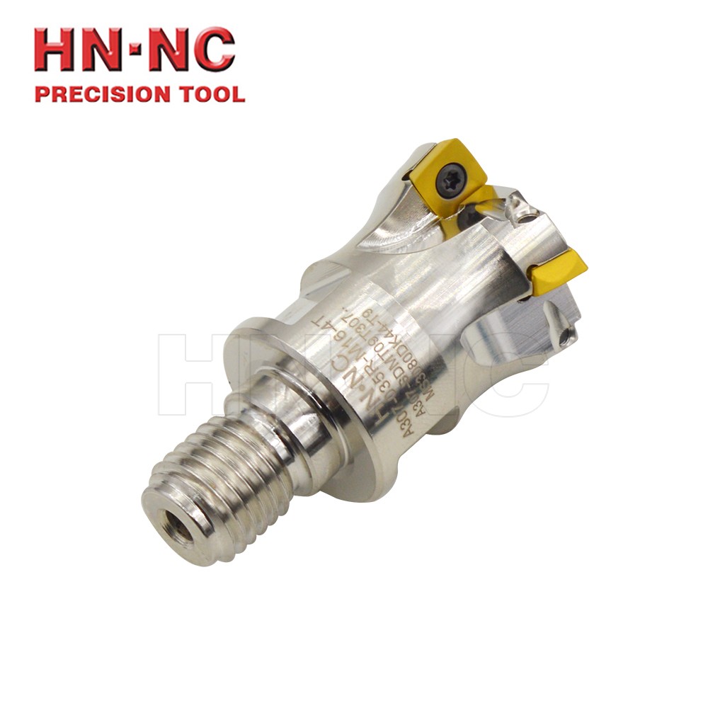 HN•NC海纳A307-035R-M16-4T加工中心高速快进给锁牙式铣刀头图2