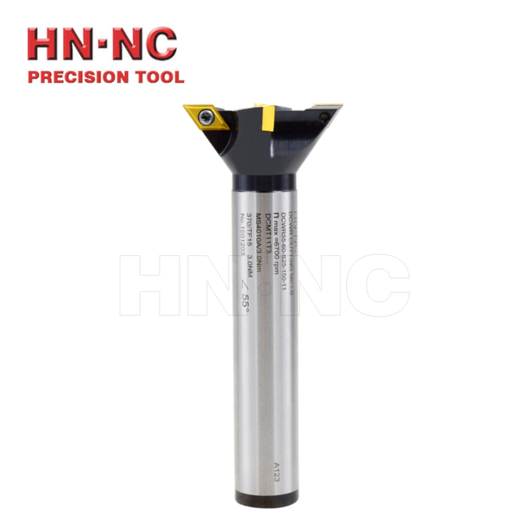 HNNC海纳DCWR55-60-S25-150-11 燕尾槽鸠尾槽汽轮机叶片单角数控铣刀杆图2