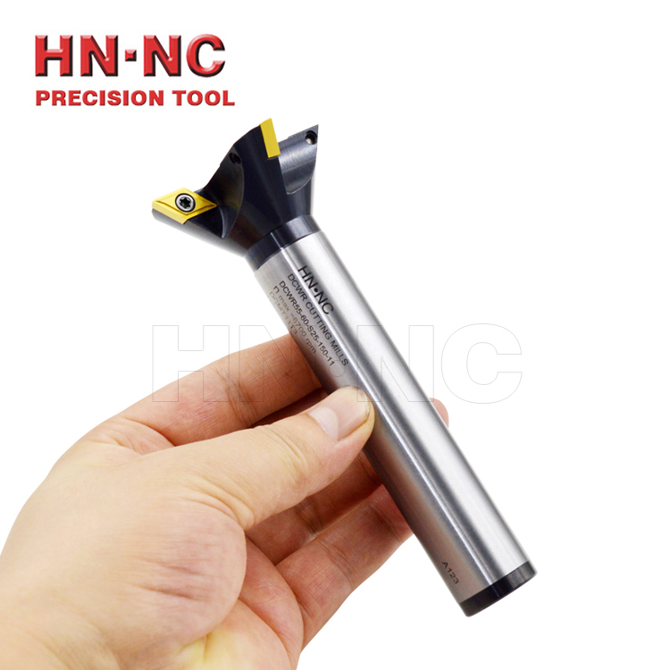 HNNC海纳DCWR55-60-S25-150-11 燕尾槽鸠尾槽汽轮机叶片单角数控铣刀杆图3