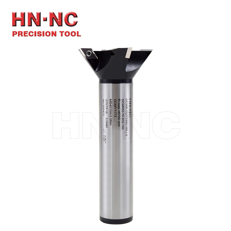 HNNC海纳DCWR55-70-S32-160-15 燕尾槽鸠尾槽汽轮机叶片单角数控铣刀杆图2