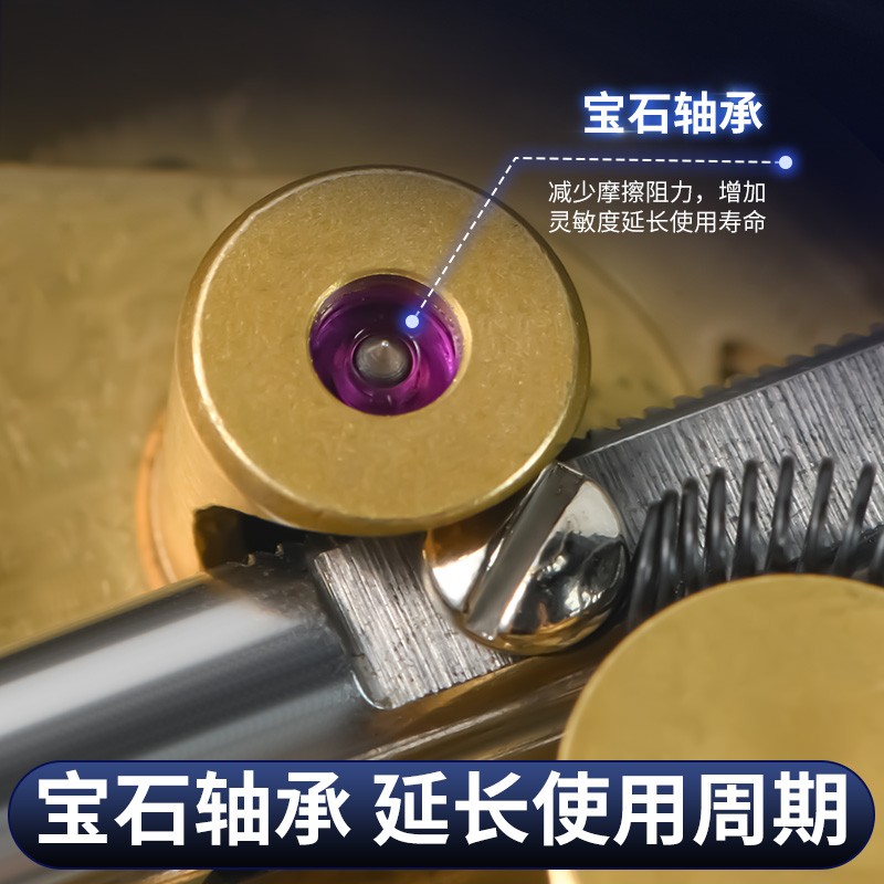 达时科大量程百分表高精度工业级0.01mm外径测厚跳动指示表老款图2