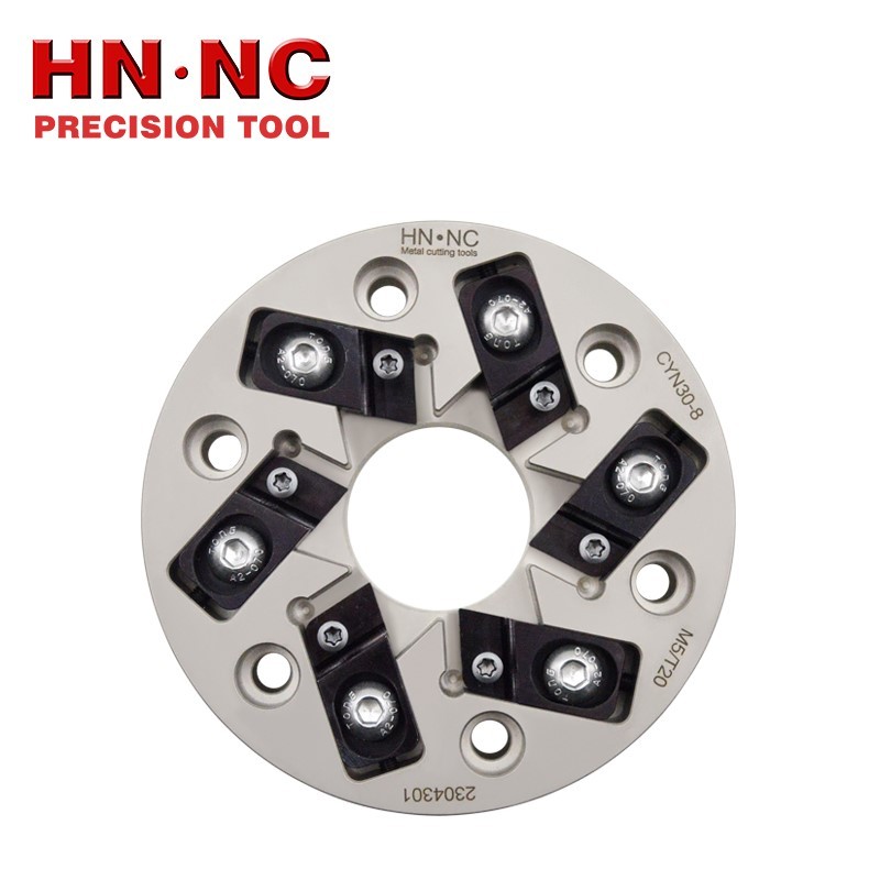 海纳定制丝杠螺杆T型螺纹旋风螺旋铣刀盘图4