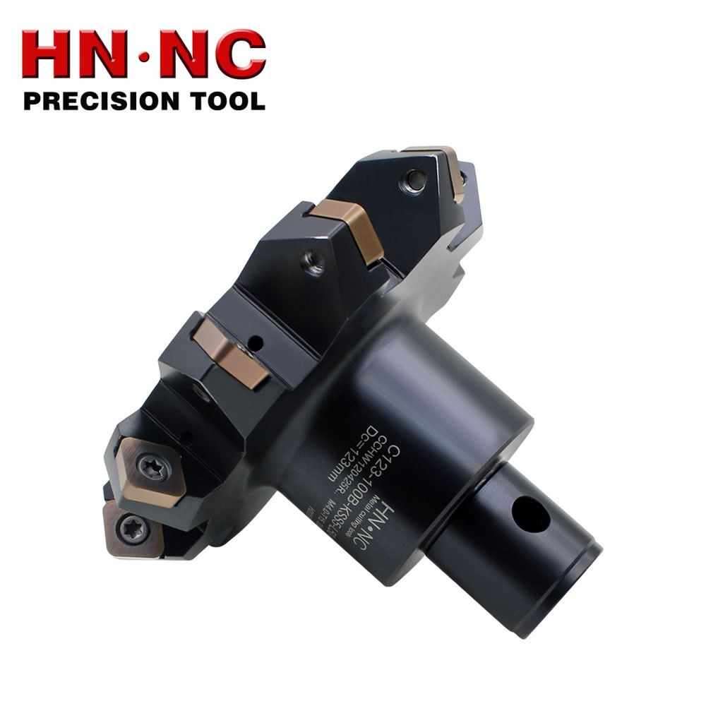 海纳C123-100B-KSS5-L50-10F V型槽铣刀盘倒角加工图4