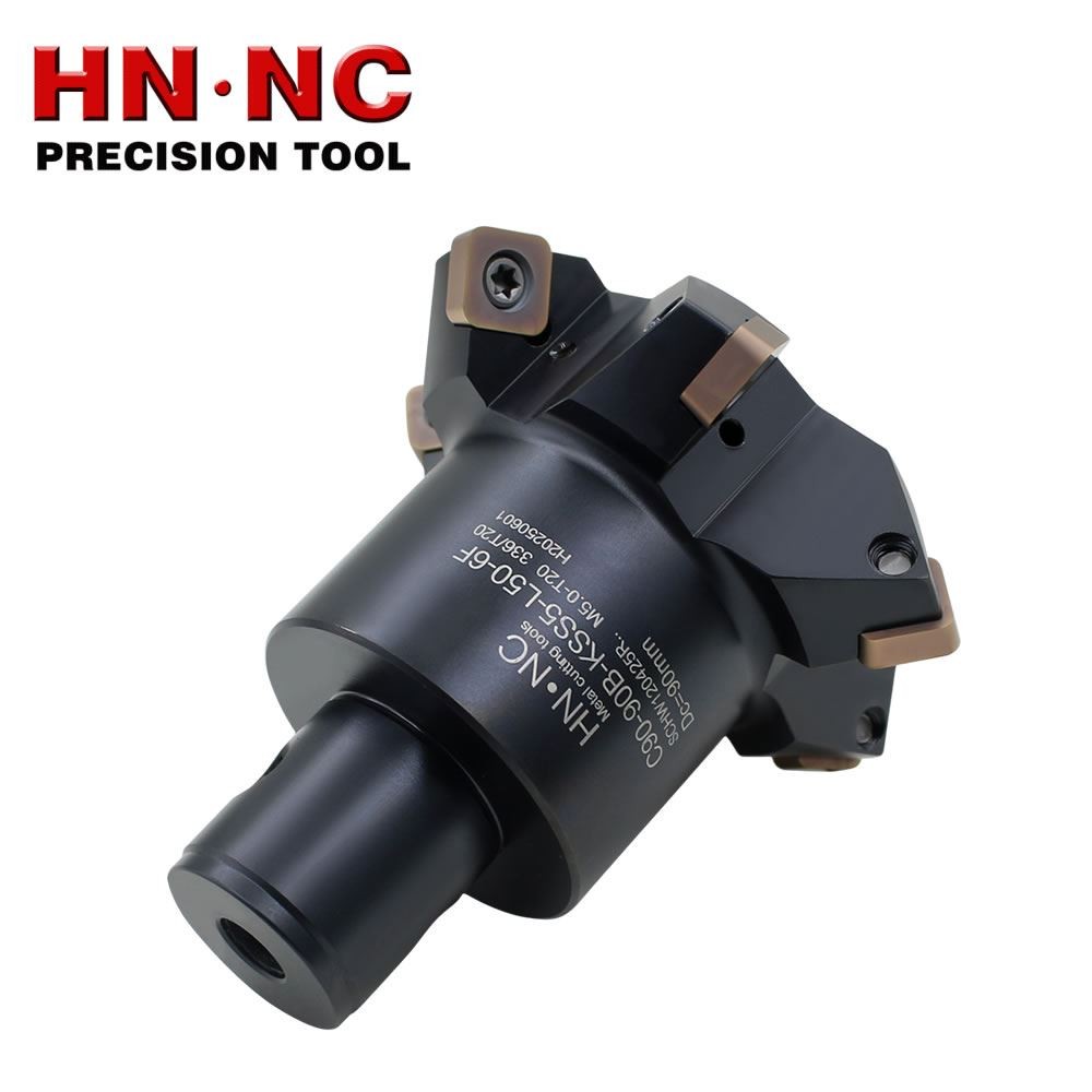 海纳C90-90B-KSS5-L50-6F V型槽铣刀盘倒角加工图2