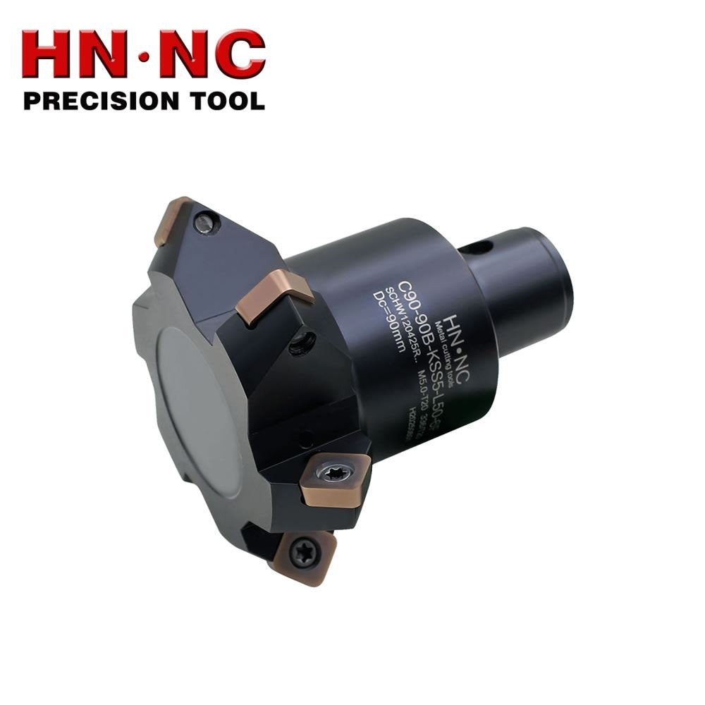 海纳C90-90B-KSS5-L50-6F V型槽铣刀盘倒角加工图5